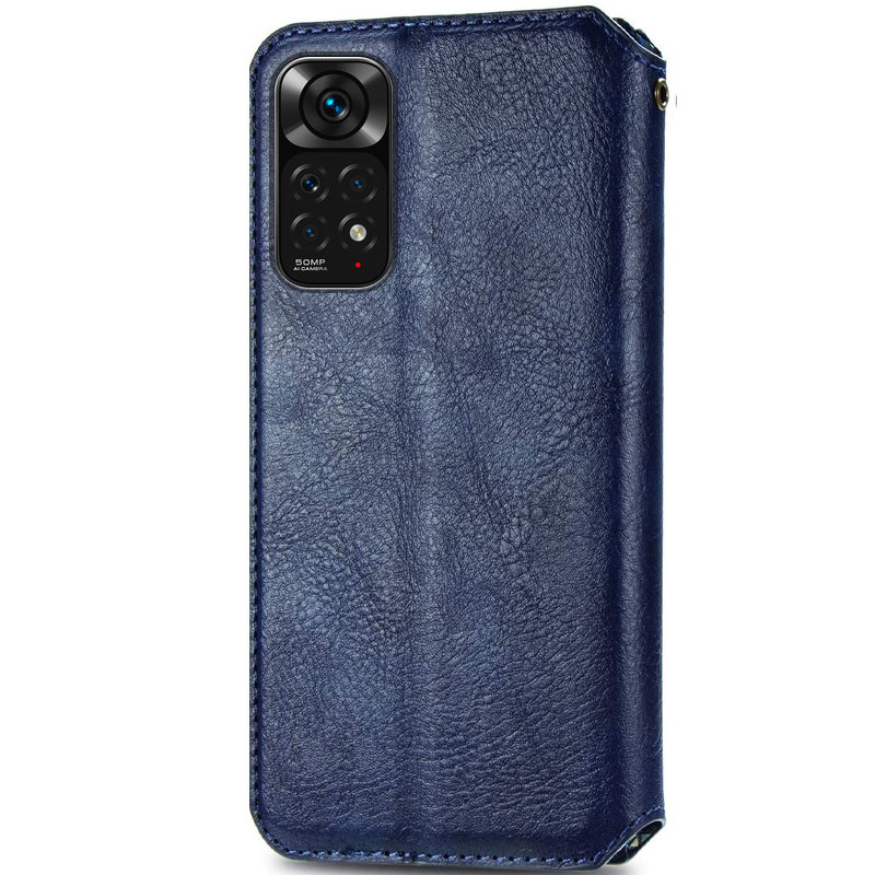 Книжка GETMAN Cubic для Xiaomi Redmi Note 11 4G/Note 11s Синя-1